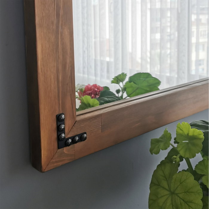 Hanah Home Espejo de Nogal 50x110 cm